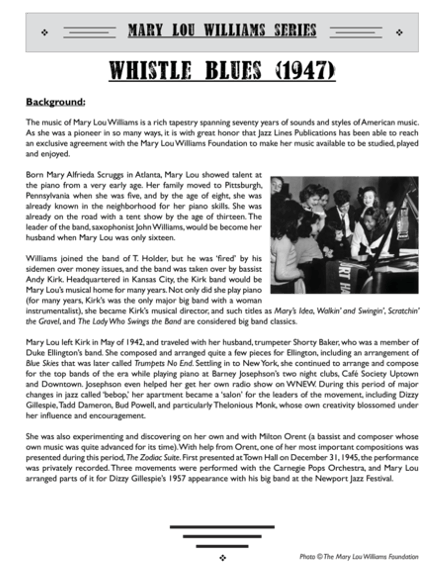 Whistle Blues Big Band scores gallery preview page 3