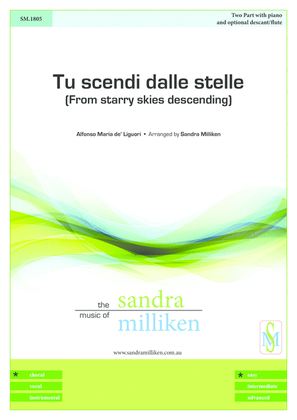 Book cover for Tu scendi dalle stelle (From starry skies descending)
