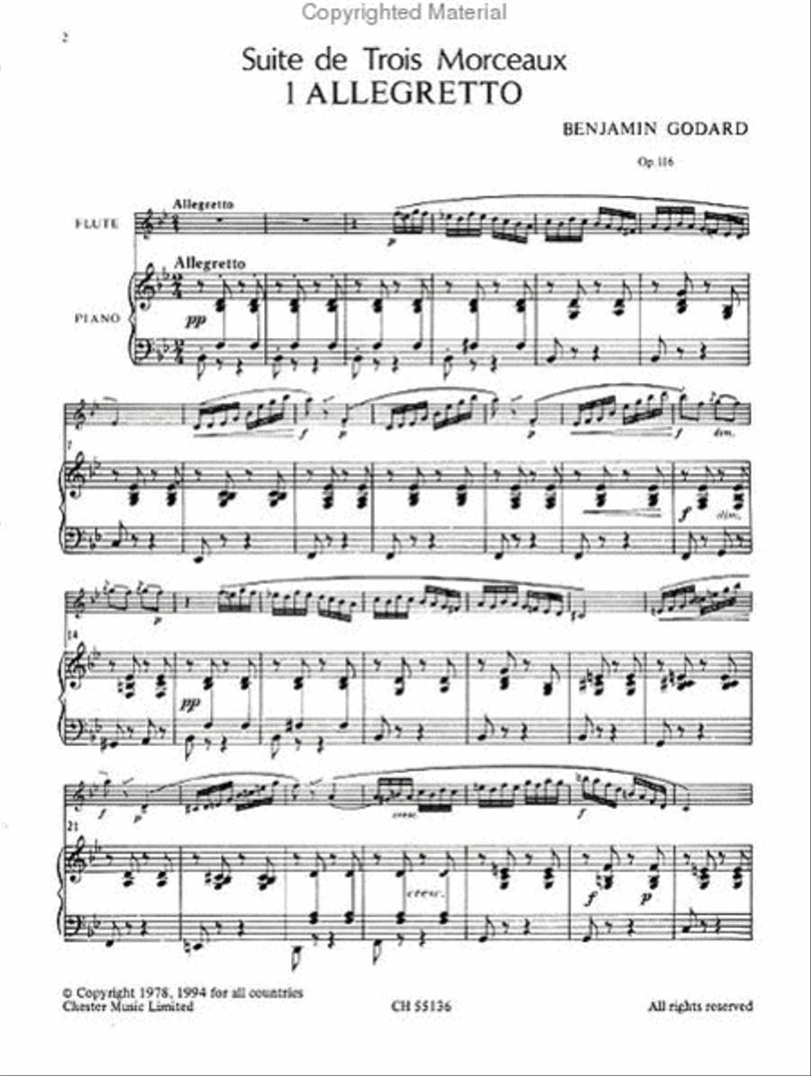 Suite De Trois Morceaux Op. 116