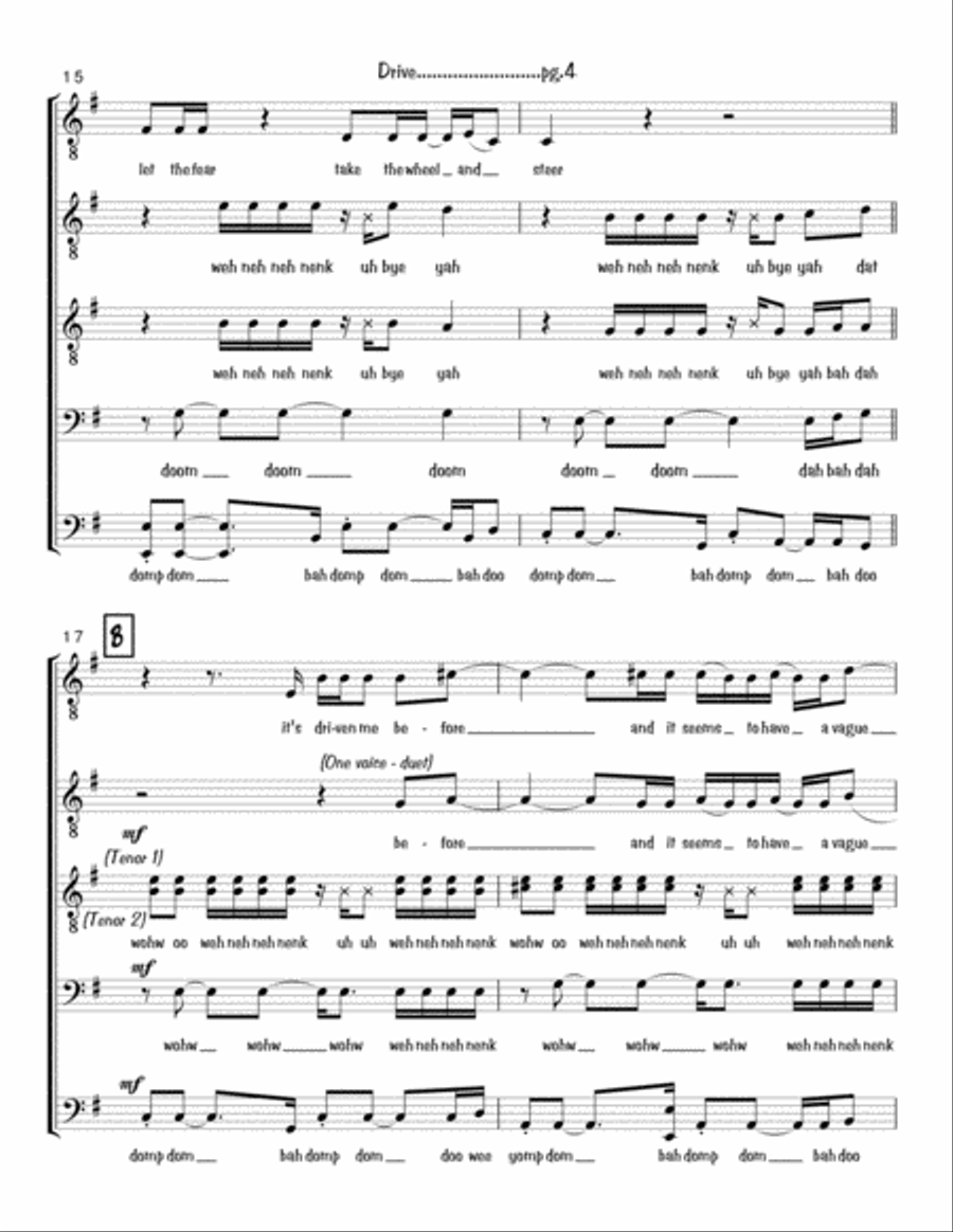 Drive TTBB scores gallery preview page 4