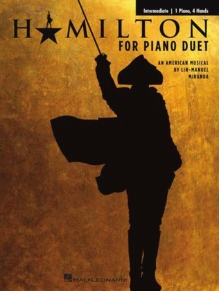 Book cover for Hamilton for Piano Duet