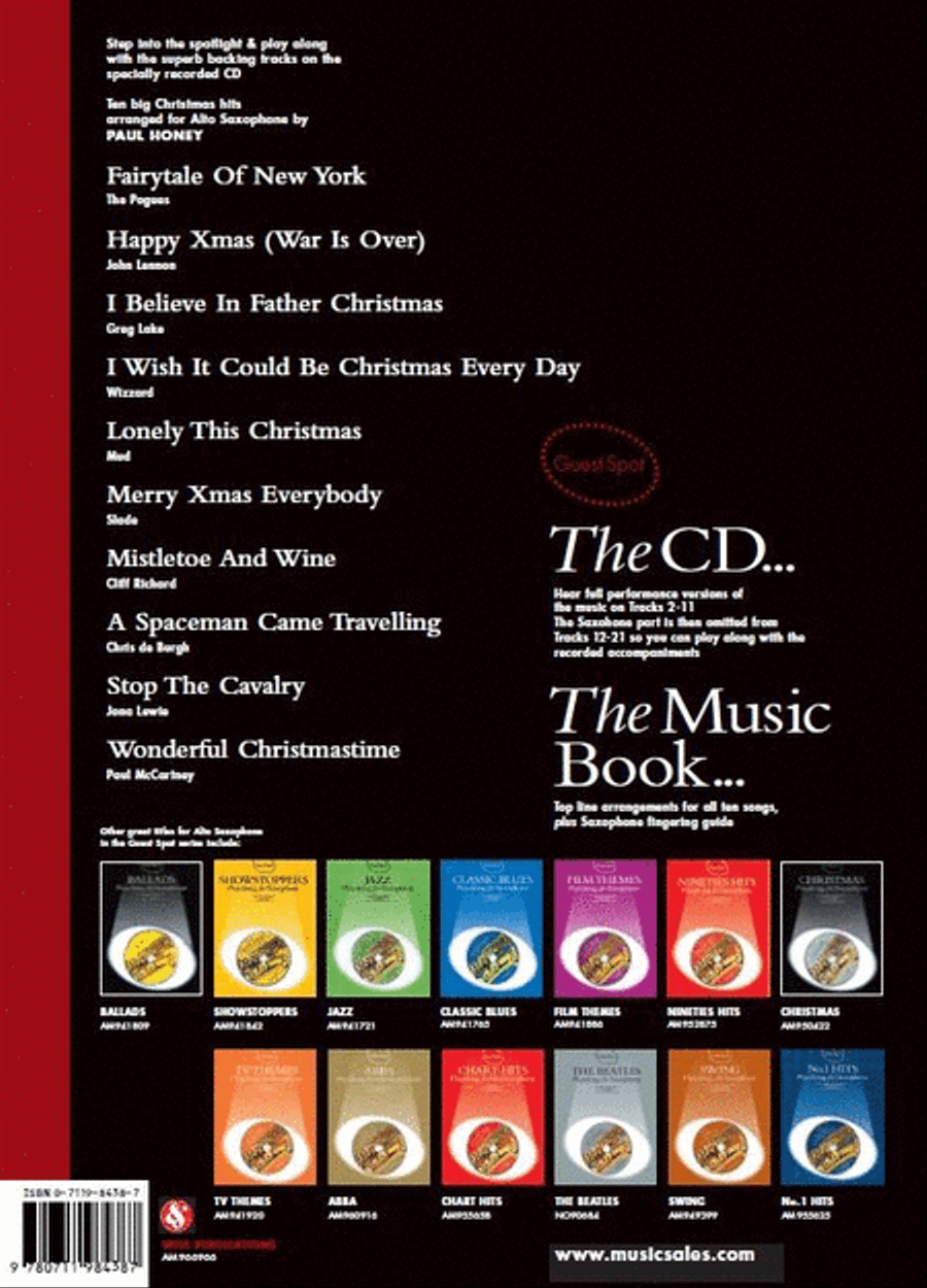 Guest Spot - Christmas Hits Alto Saxophone scores gallery preview page 2