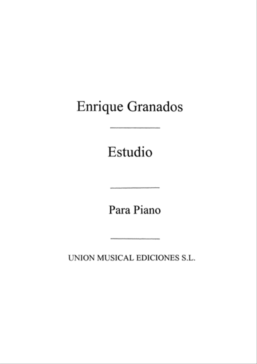 Estudio Piano Piano Solo scores gallery preview page 1