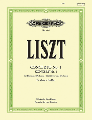 Book cover for Piano Concerto No. 1 in E flat (Edition for 2 Pianos)