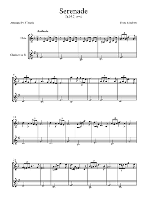 Book cover for Serenade (D.957, n.4) - Schubert