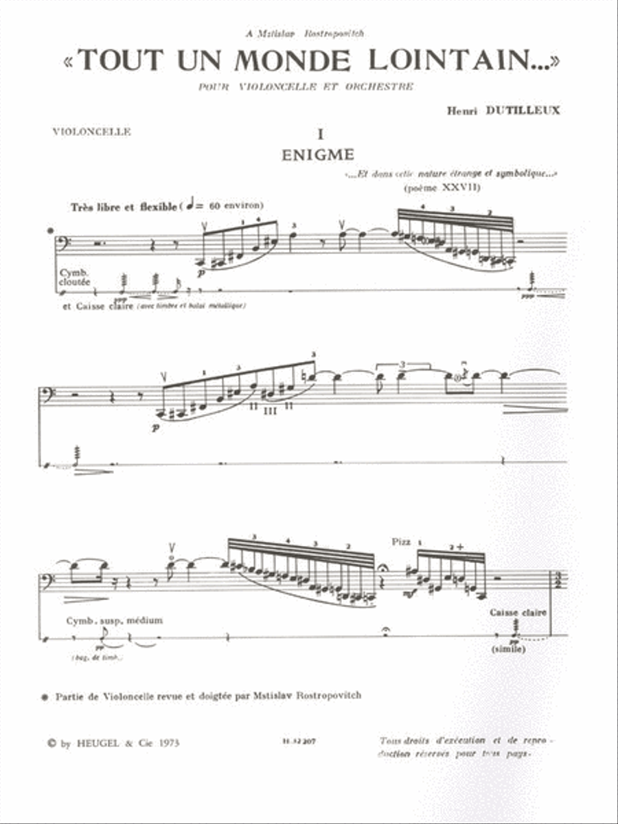 Tout Un Monde Lointain Piano scores gallery preview page 2