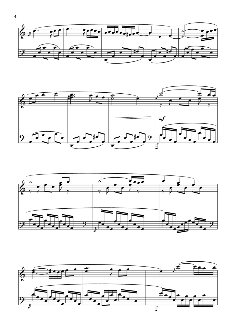 The Secret Wedding Piano Solo scores gallery preview page 4