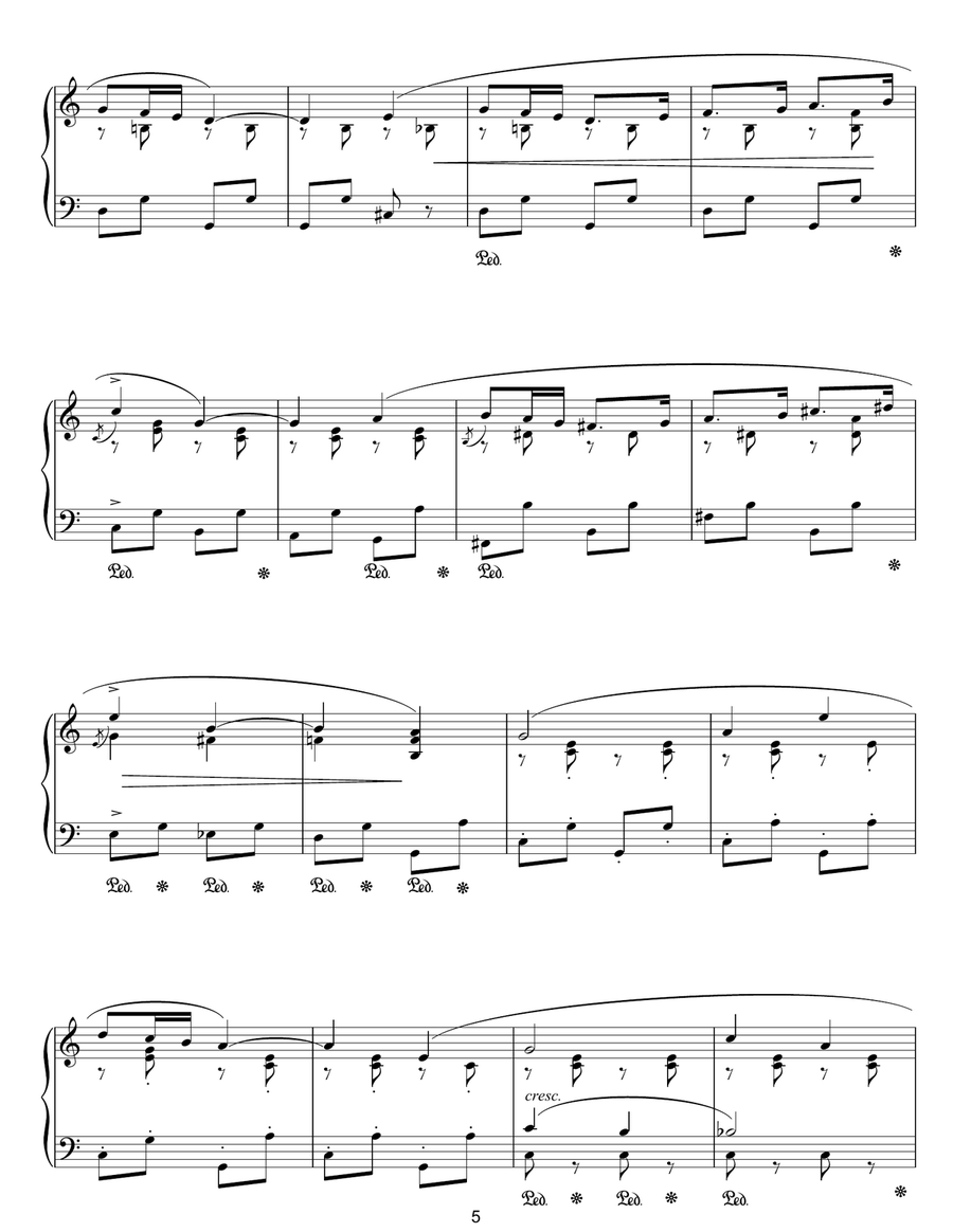 London Calling March London Calling March Piano Solo scores gallery preview page 5