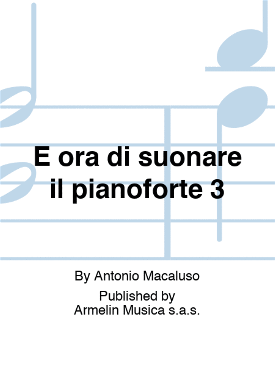 È ora di suonare il pianoforte 3 Piano Solo scores gallery preview page 1