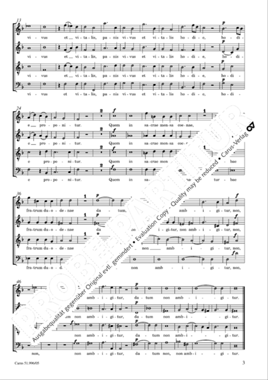 Responsoria de venerabili Sacramento 4-Part scores gallery preview page 4