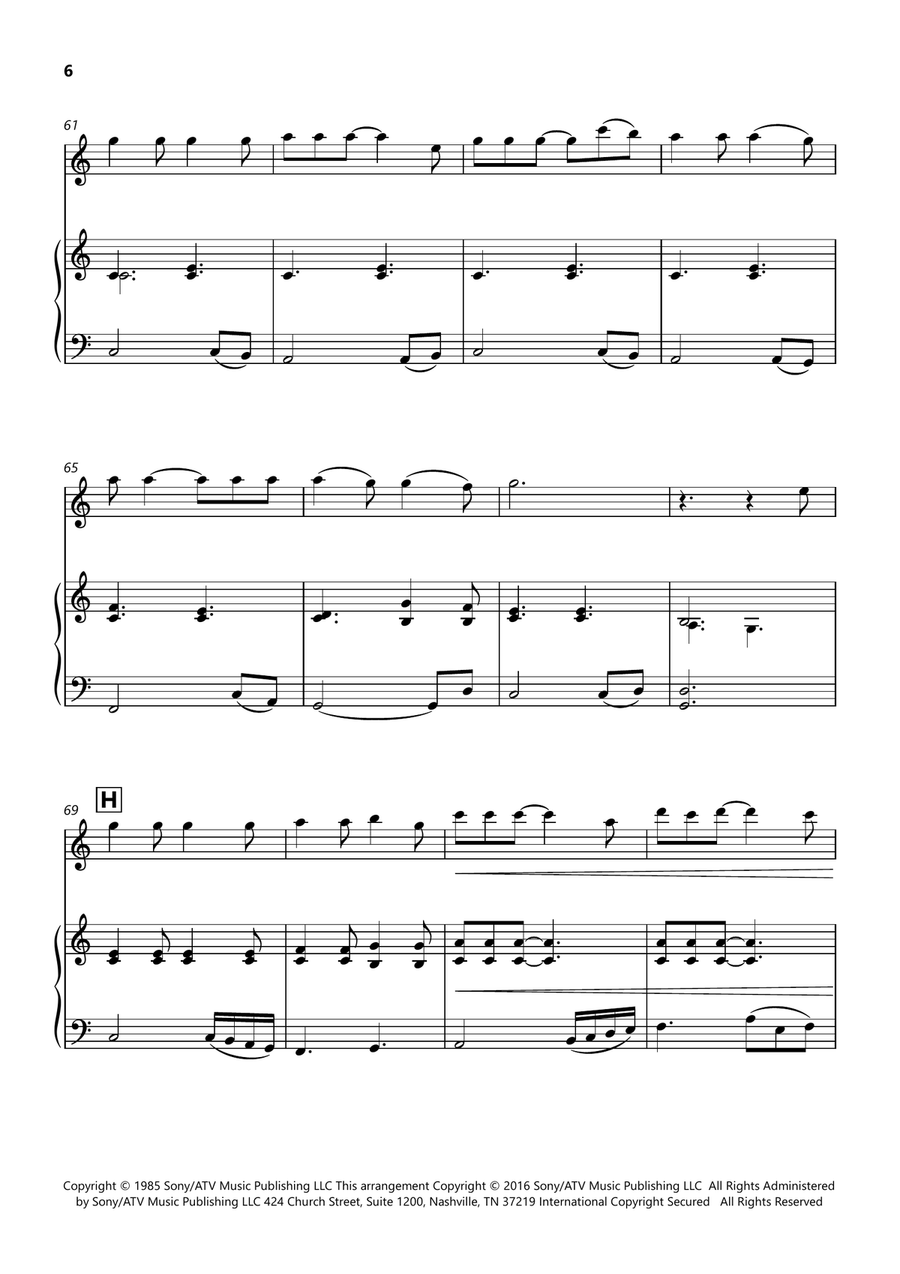 Hallelujah Flute scores gallery preview page 6