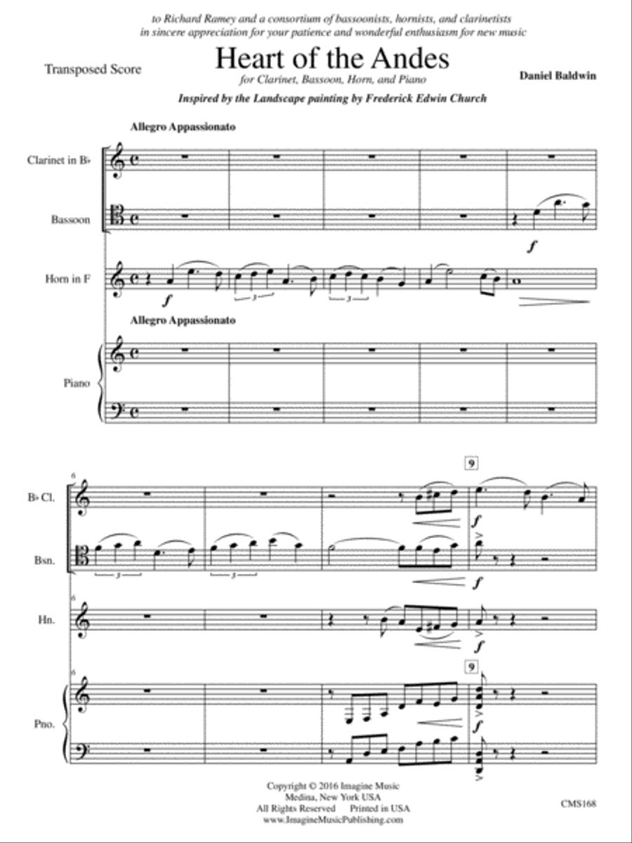 Heart of the Andes Bassoon scores gallery preview page 4