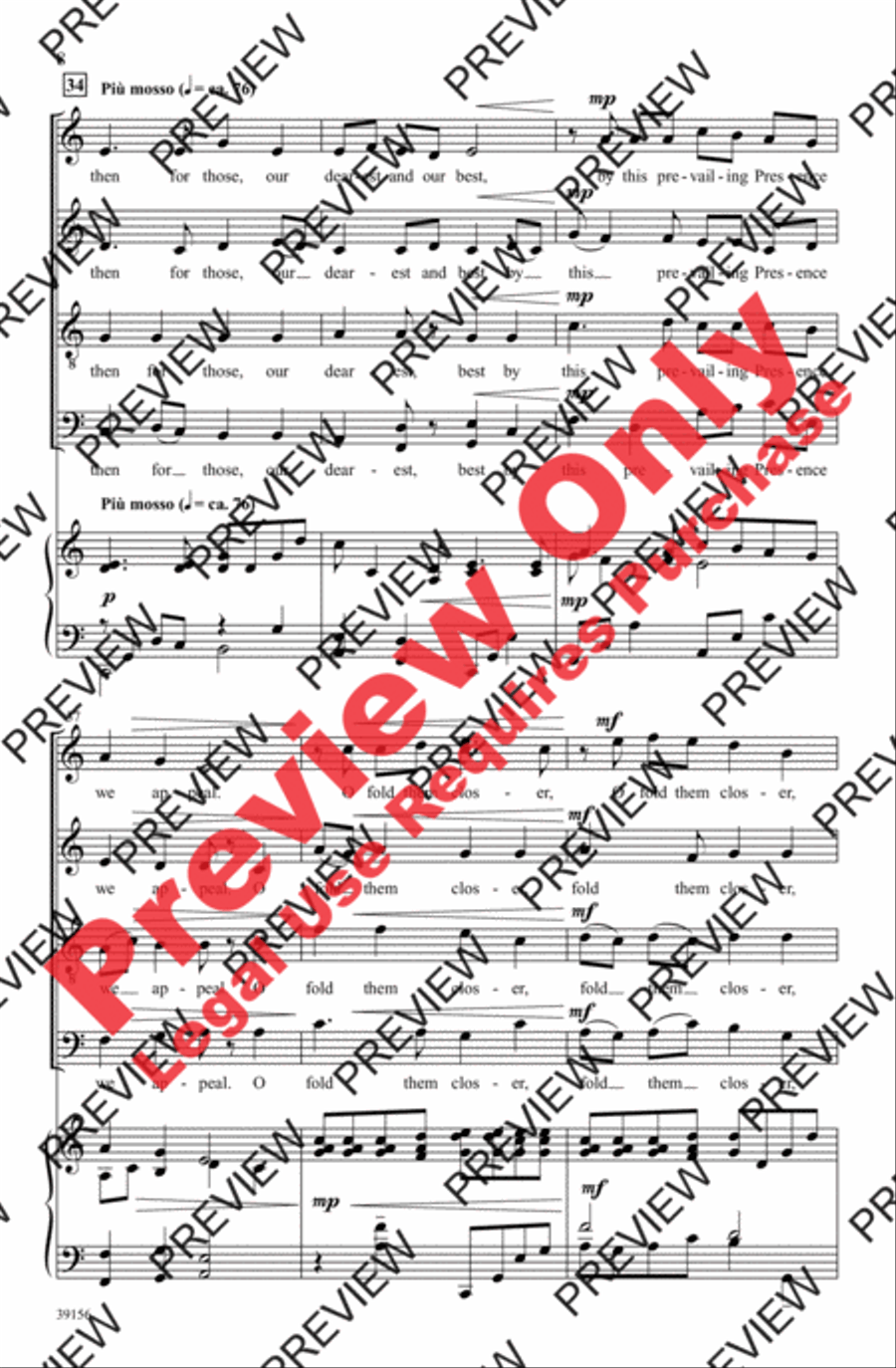 And Now, O Father And Now, O Father 4-Part scores gallery preview page 8