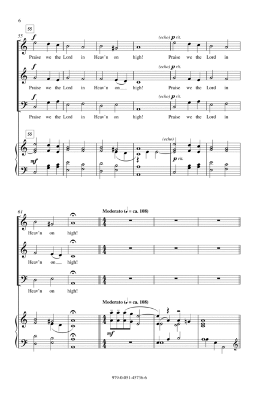 Three Noels 3-Part scores gallery preview page 5