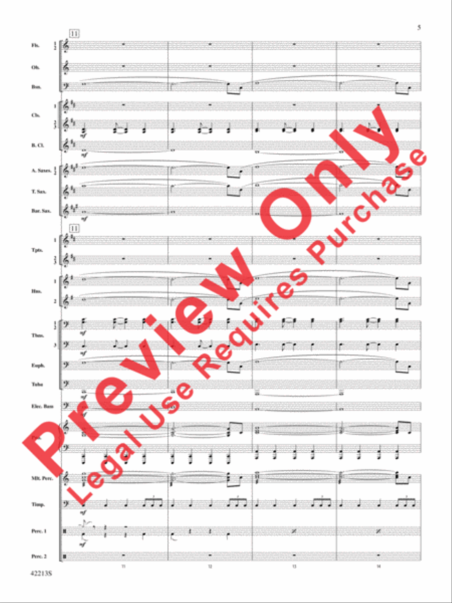 At the Movies with Hans Zimmer Concert Band scores gallery preview page 6
