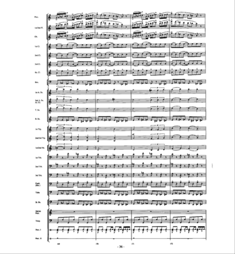 Agua's Whelm Concert Band scores gallery preview page 35