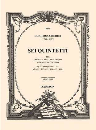 Book cover for 6 Quintetti Op. 55 (Pais)
