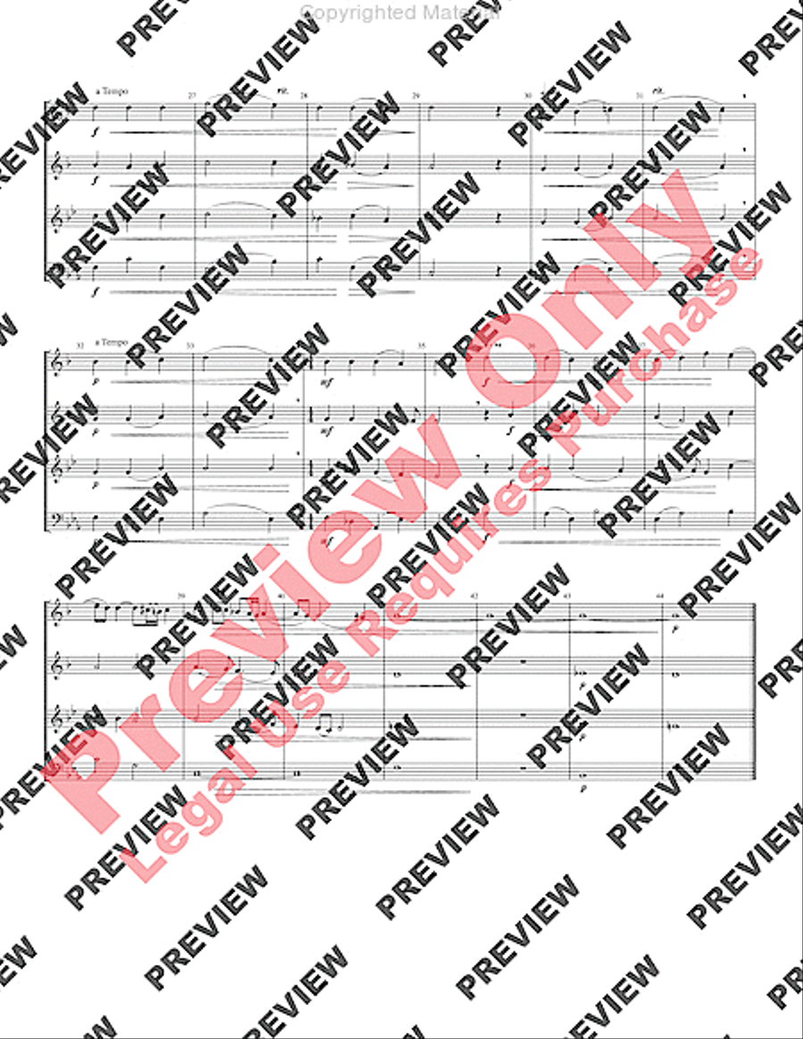 Ave Maria Brass Quartet scores gallery preview page 4