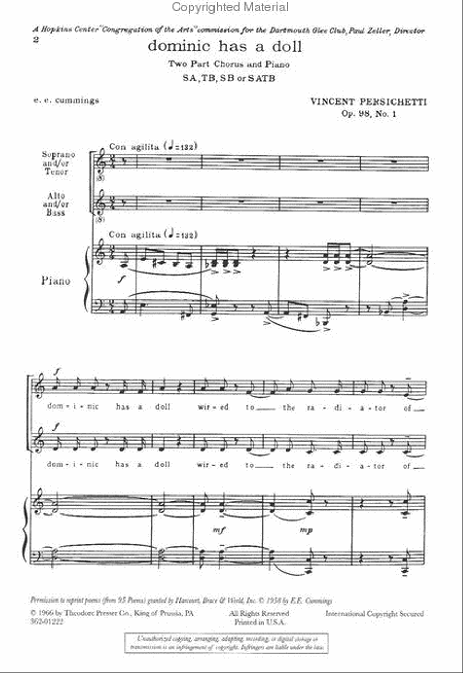 Dominic Has A Doll Dominic Has A Doll 2-Part scores gallery preview page 2