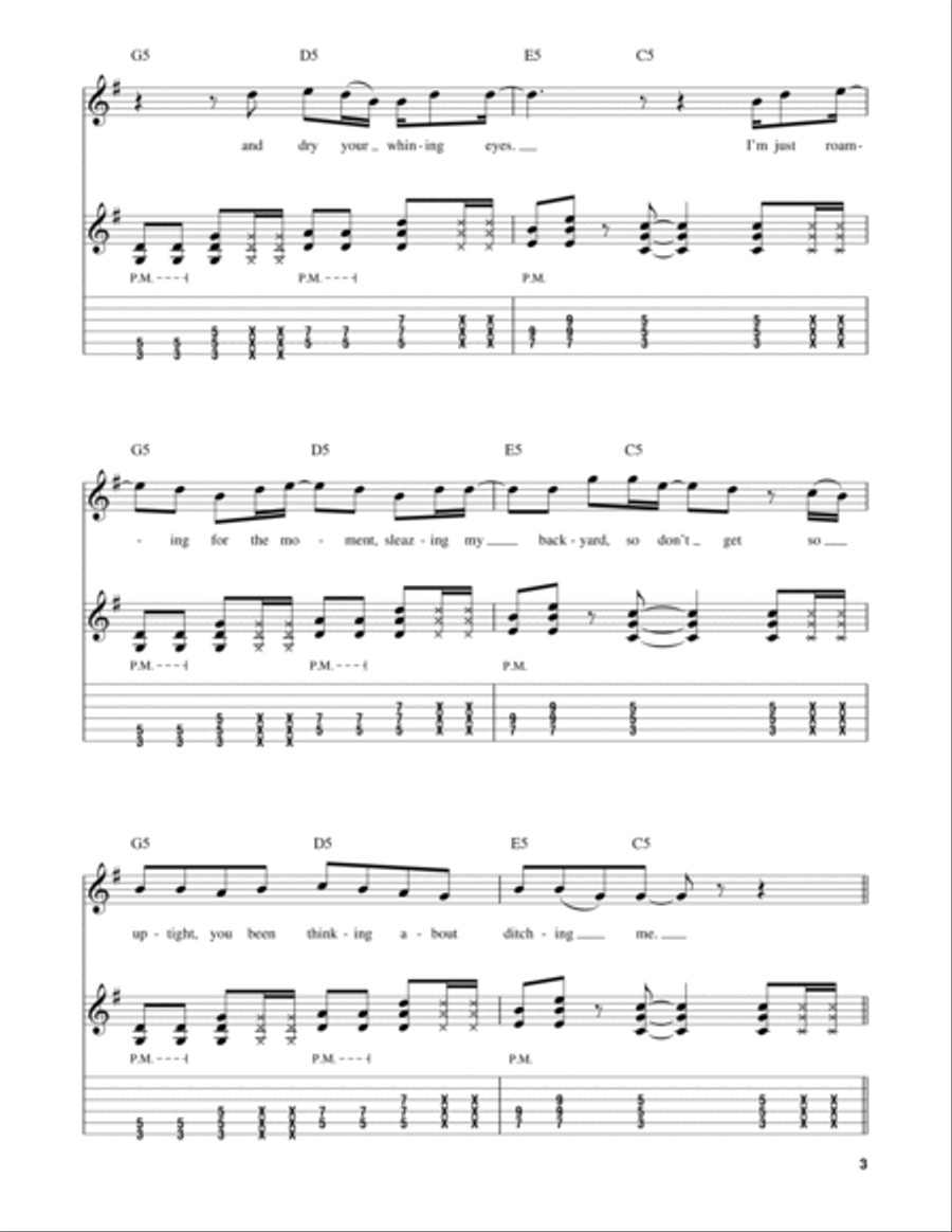 When I Come Around Acoustic Guitar scores gallery preview page 3