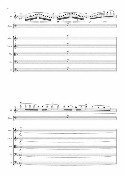 Fantaisie Pastorale Hongroise, op.26, for Flute and String Orchestra (arr.), Full Score