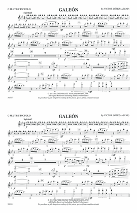 Galeón: Flute