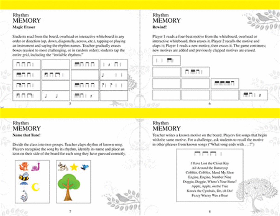 First, We Sing! Activity Cards Choir scores gallery preview page 4