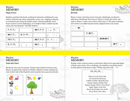 First, We Sing! Activity Cards