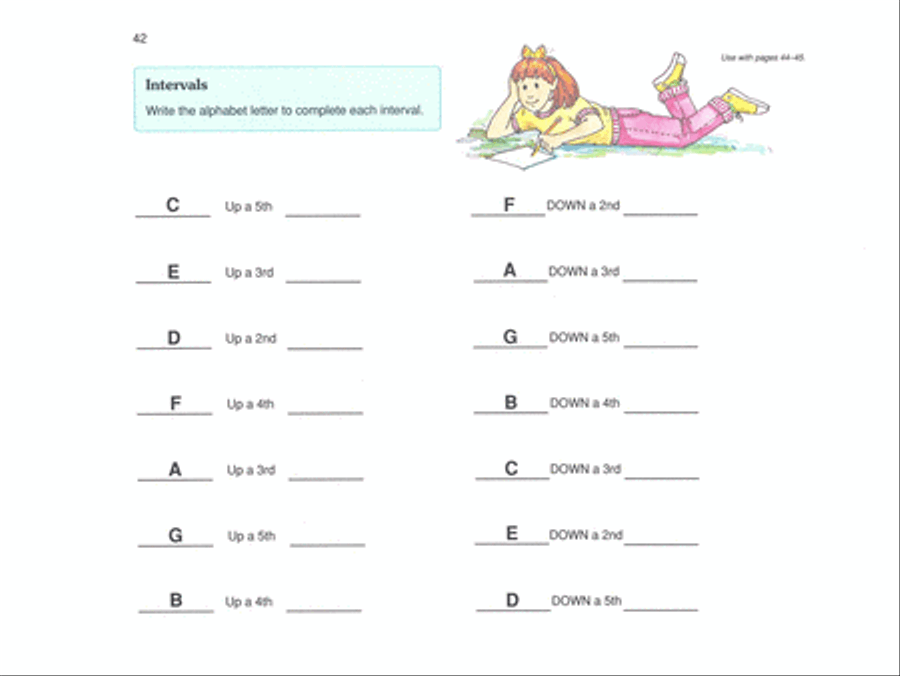 Alfred's Basic Piano Prep Course Activity & Ear Training, Book B Piano Method scores gallery preview page 4