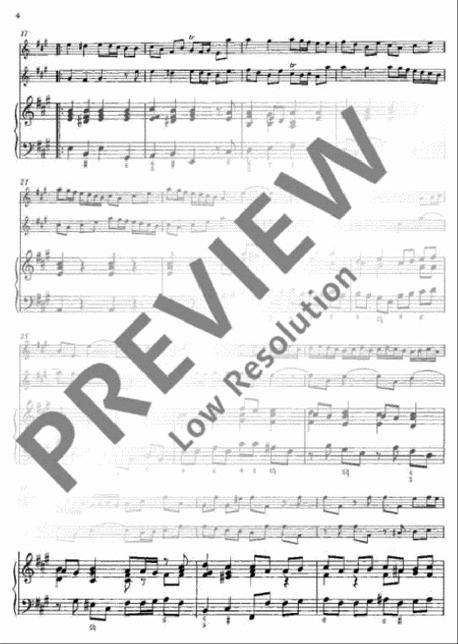 Concerto A major Flute scores gallery preview page 5