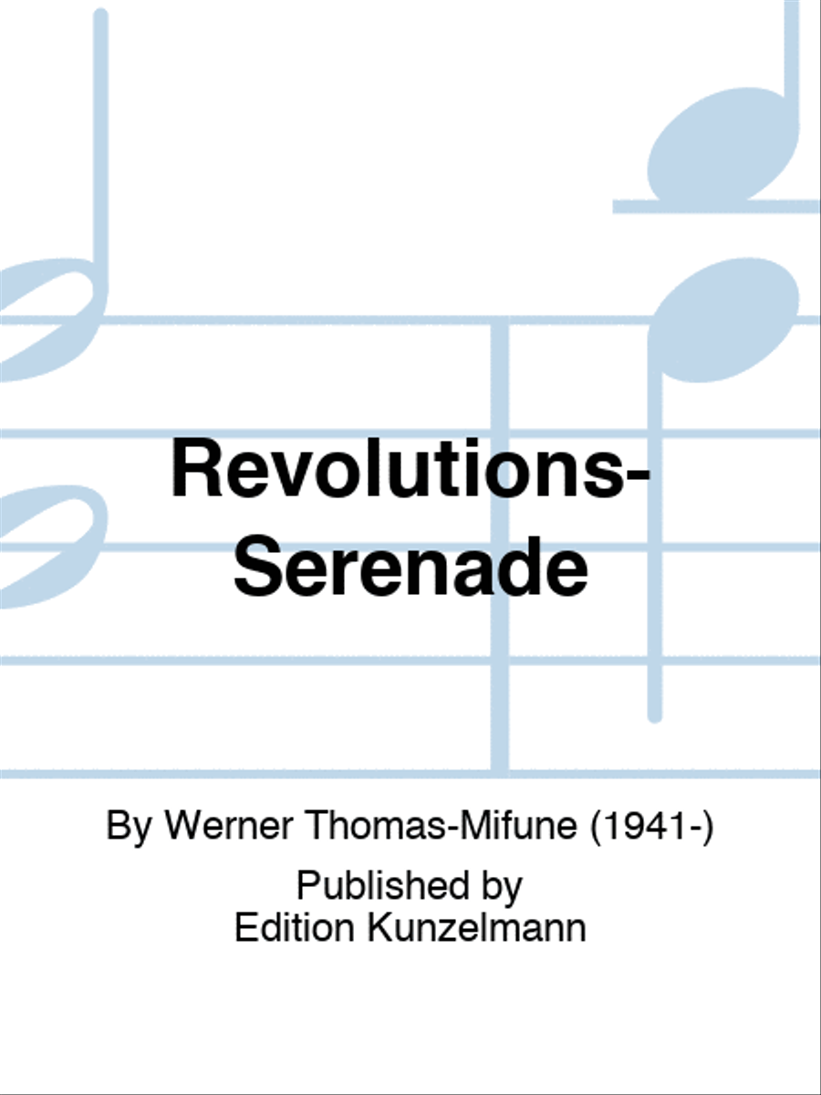 Revolutionary serenade Revolutionary serenade Part scores gallery preview page 1