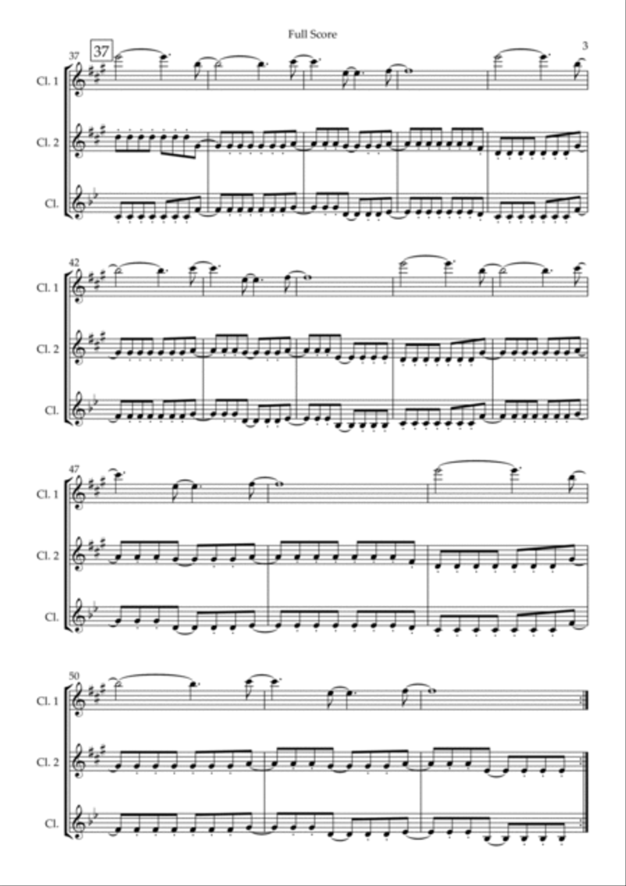 Clarity Clarity Woodwind Trio scores gallery preview page 3