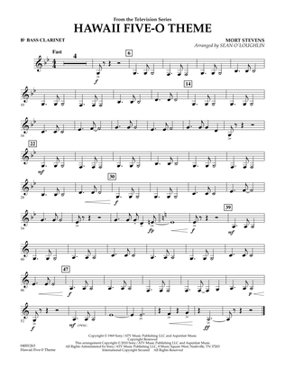 Hawaii Five-O Theme - Bb Bass Clarinet