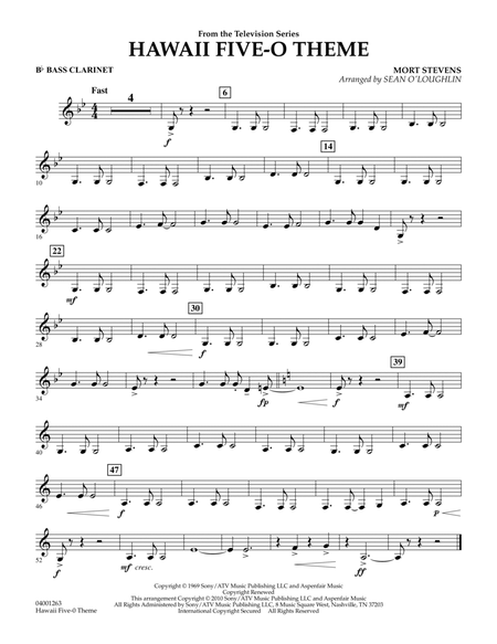Hawaii Five-O Theme - Bb Bass Clarinet