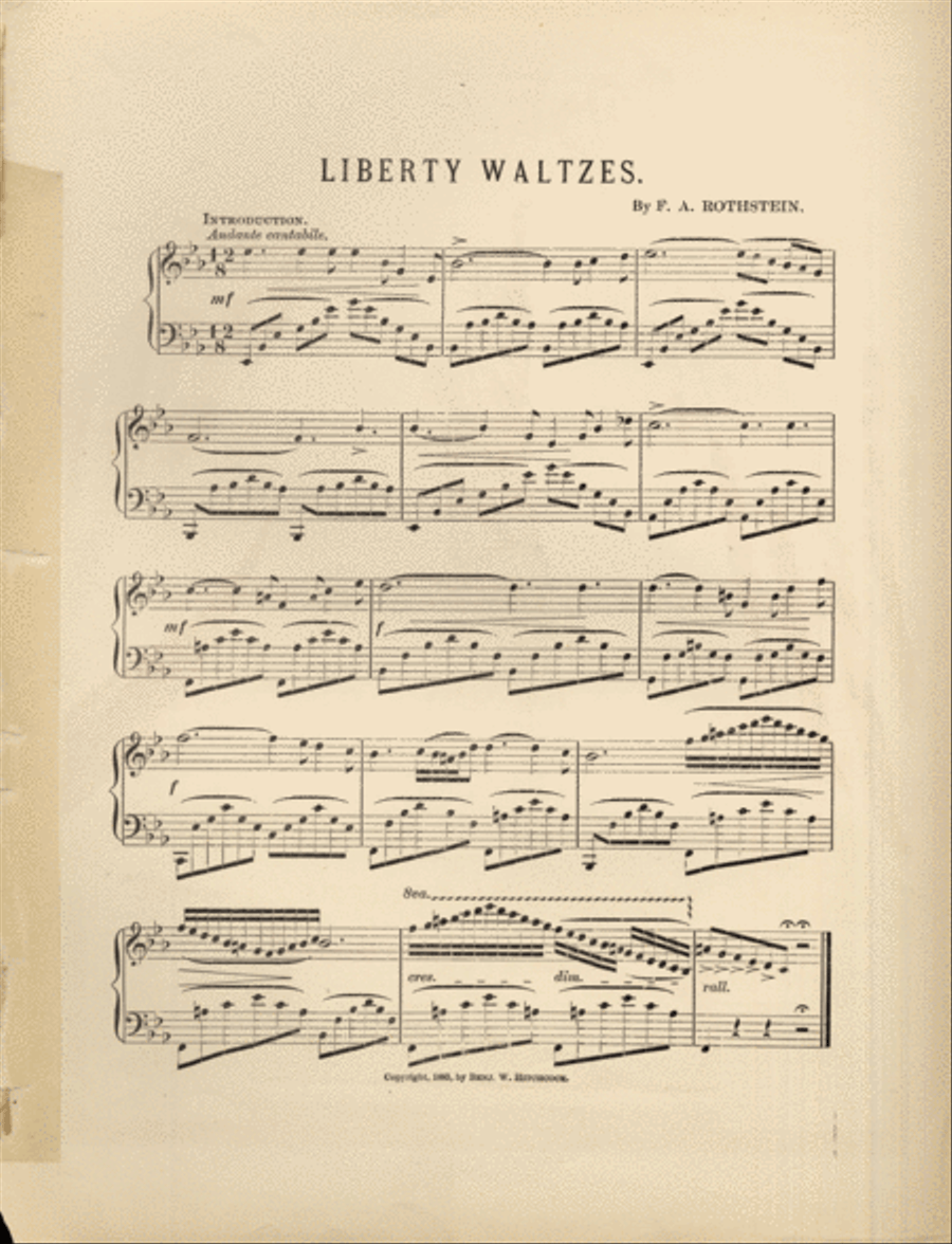 Liberty Enlightening the World. Waltzes Piano Solo scores gallery preview page 2