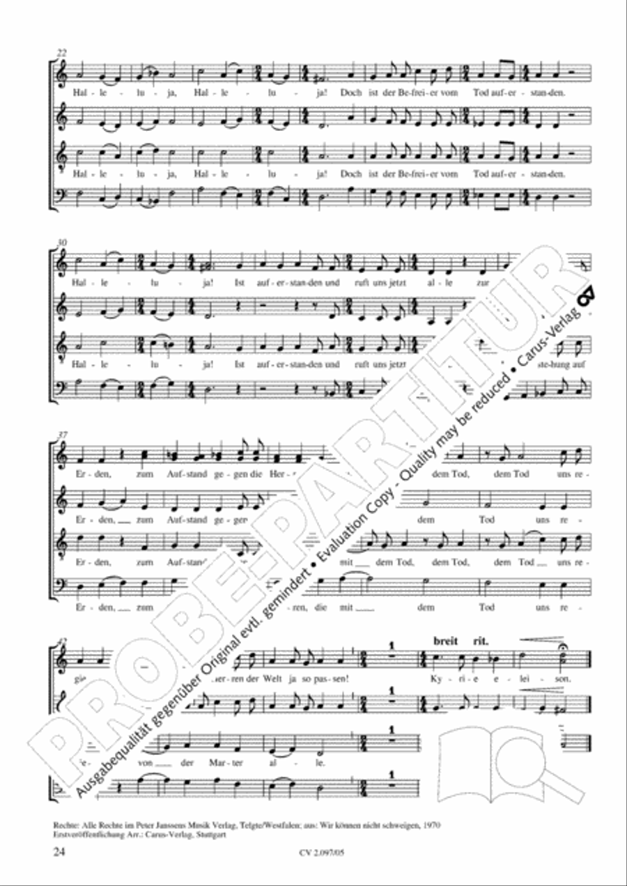 Pop-Chorbuch zum EG: Morning has broken Choir scores gallery preview page 25