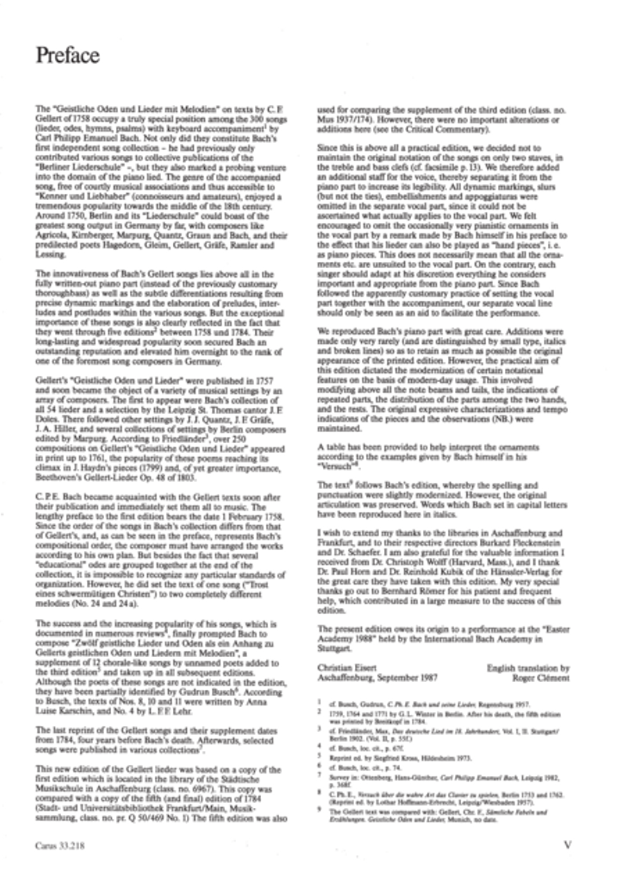 Geistliche Oden und Lieder (Gellert) Collection / Songbook scores gallery preview page 6