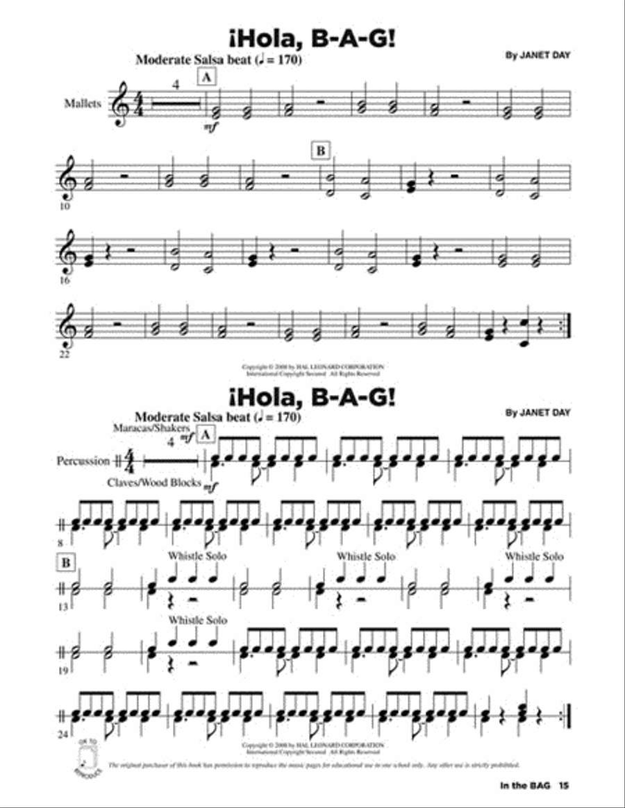 In the B-A-G Choir scores gallery preview page 5