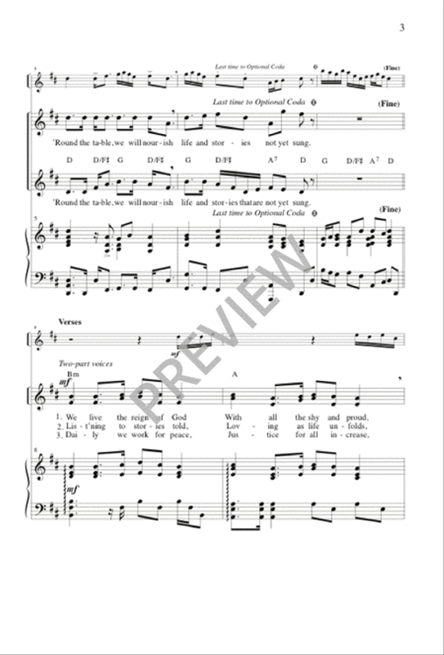 ’Round the Table 2-Part scores gallery preview page 2