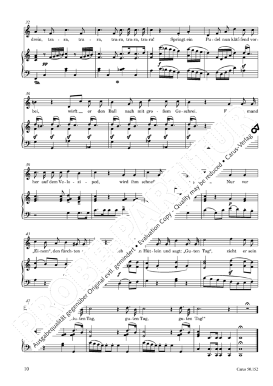 Liederbuch fur Kinder op. 152 Choir scores gallery preview page 11