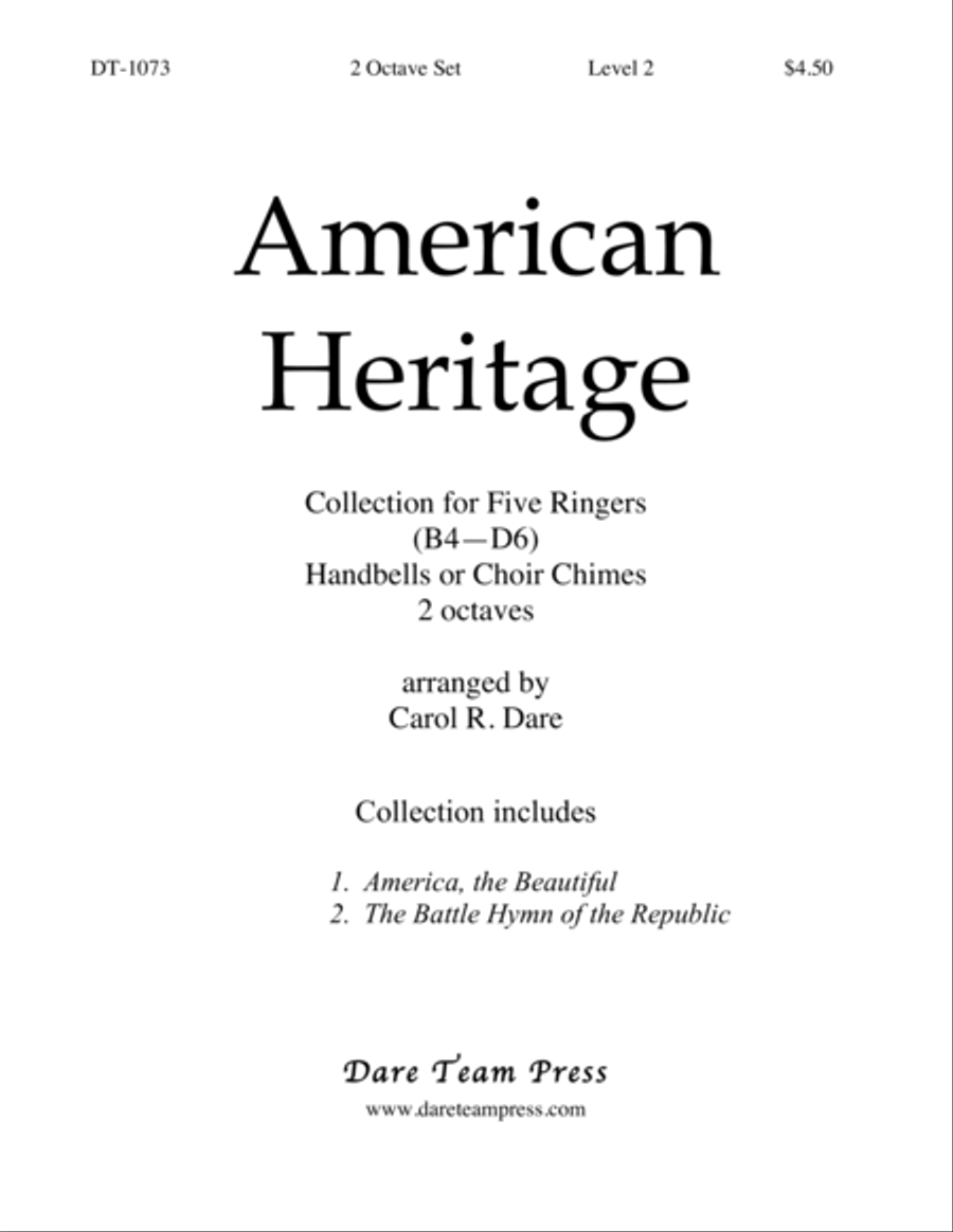 American Heritage 2-Octaves scores gallery preview page 1