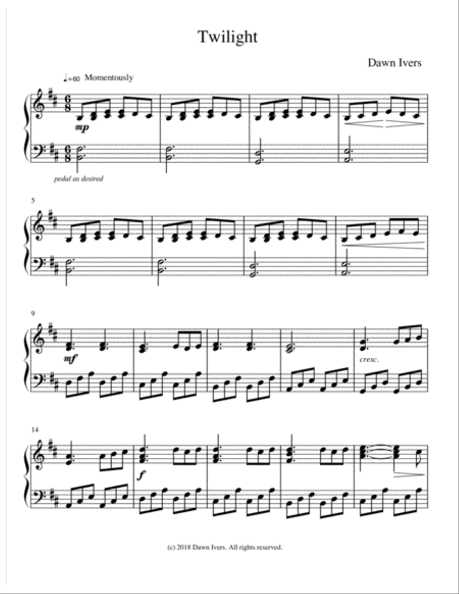 Turning - Autumnal Piano Solos Piano Method scores gallery preview page 5