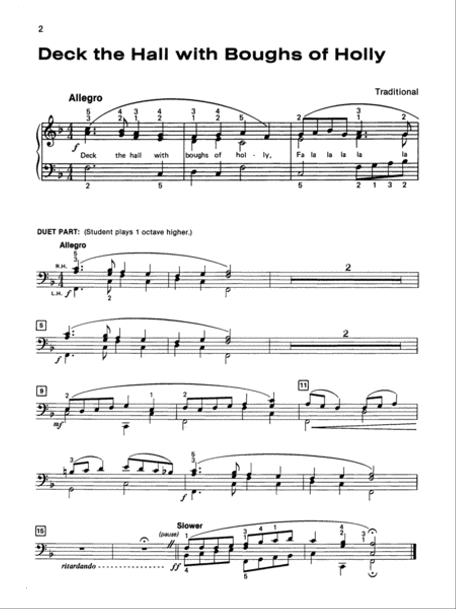 Alfred's Basic Piano Course Merry Christmas!, Level 4 Piano Method scores gallery preview page 3