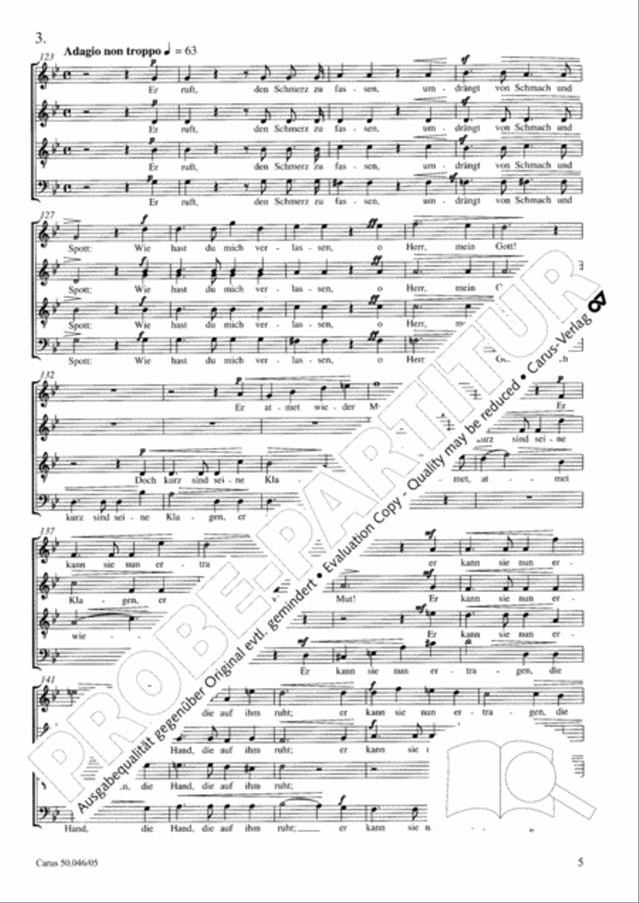 Passionsgesang 4-Part scores gallery preview page 6