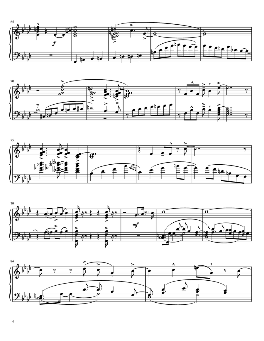 Caravan Piano Solo scores gallery preview page 4