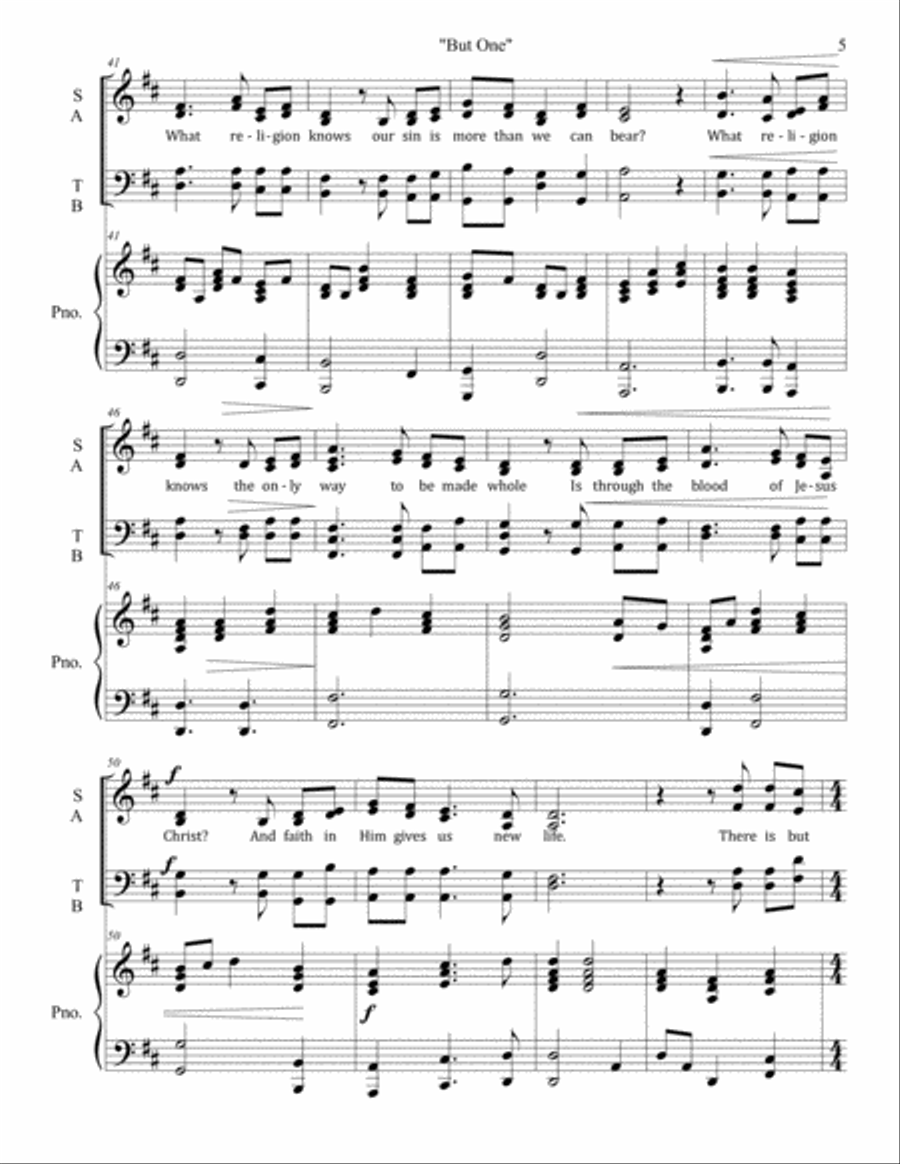 But One 4-Part scores gallery preview page 5