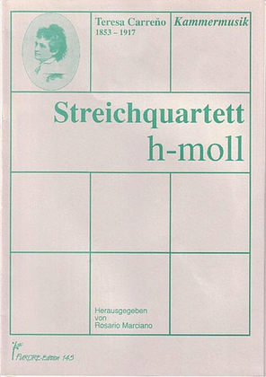 Book cover for Streichquartett h-Moll