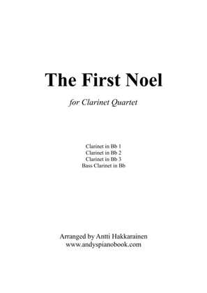 Book cover for The First Noel - Clarinet Quartet