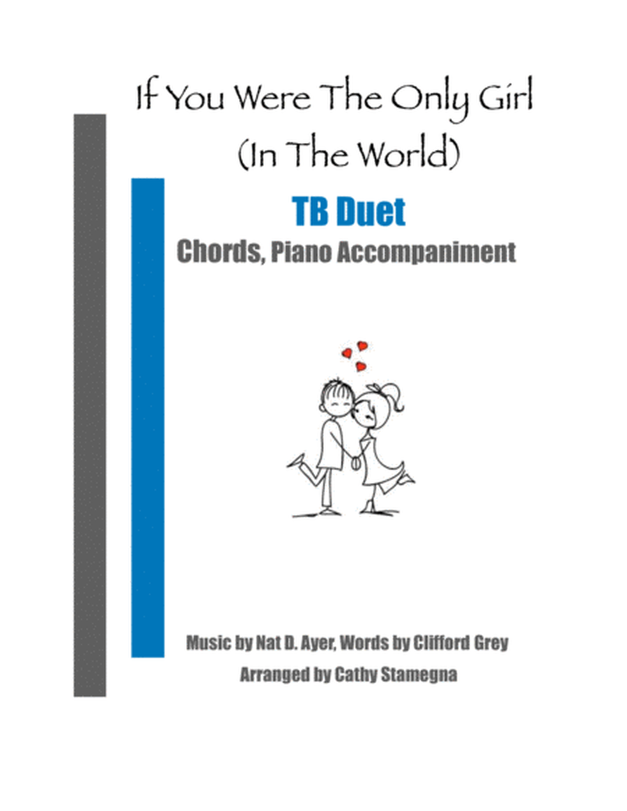 If You Were the Only Girl (In the World) (TB Duet, Chords, Piano Accompaniment) image number null