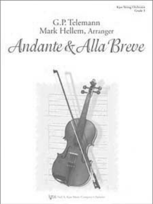 Andante & Alla Breve - Score